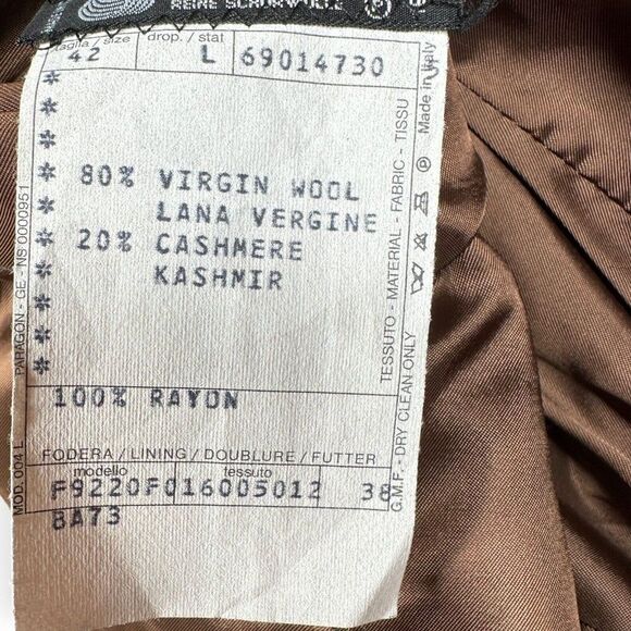 Gianfranco‎ Ferre Men Cashmere Wool Blend Jacket Blazer Italian 42L US 32L - Picture 7 of 14